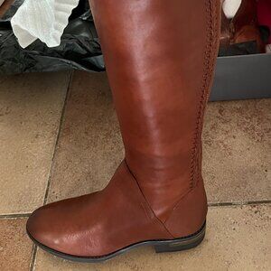 Brand New Vince Camuto Brown Leather Boots (Women's Size 7.5)